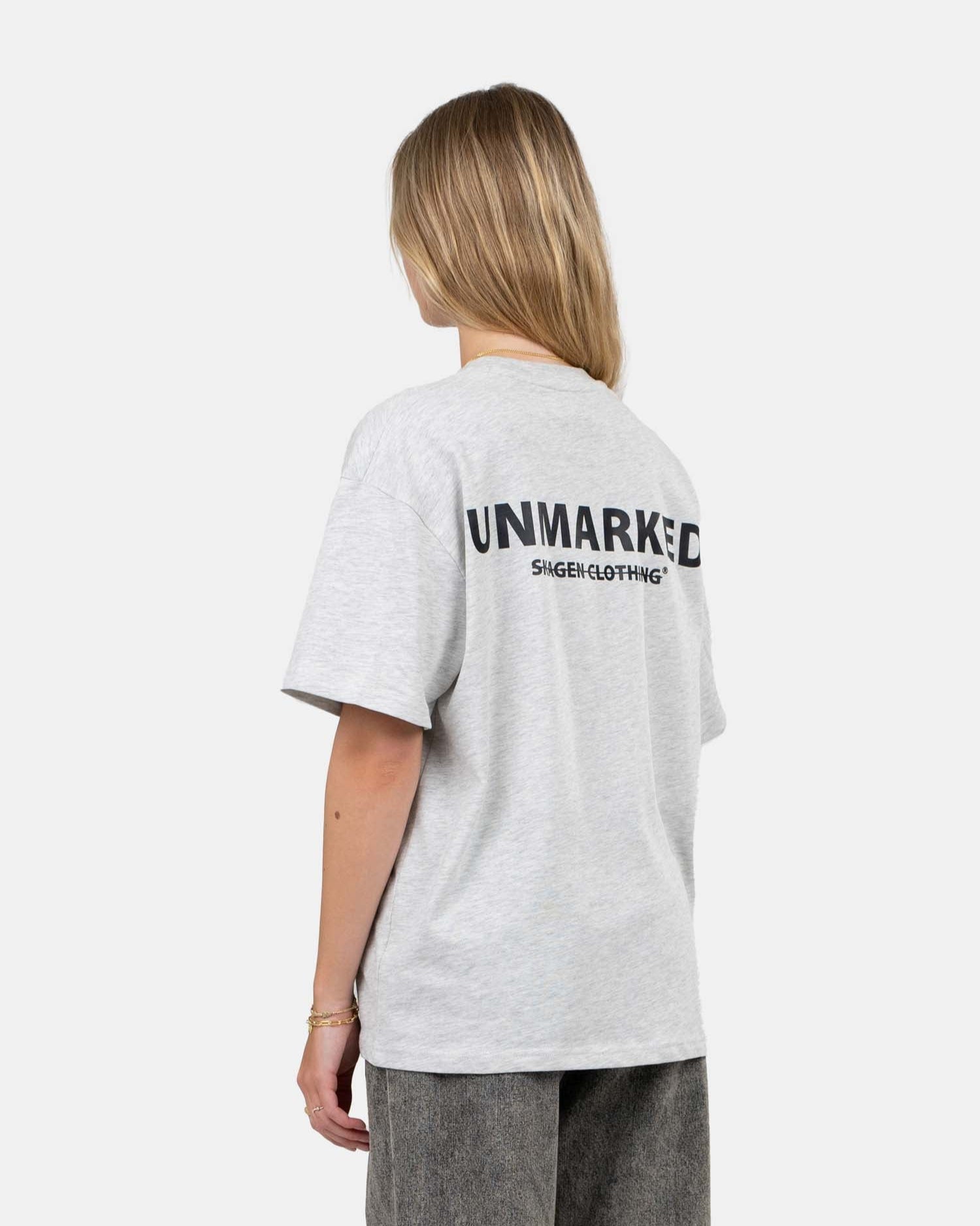 UNMARKED T-shirt Grey | Skagen - clothing.dk